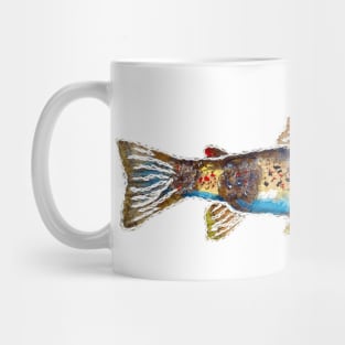 Fishes in Stitches 029 Trout Mug